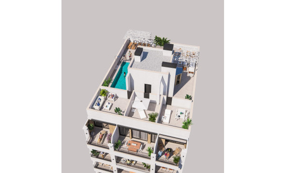 1. Appartement / flat - Nieuwbouw woningen - Torrevieja - Costa Blanca Zuid