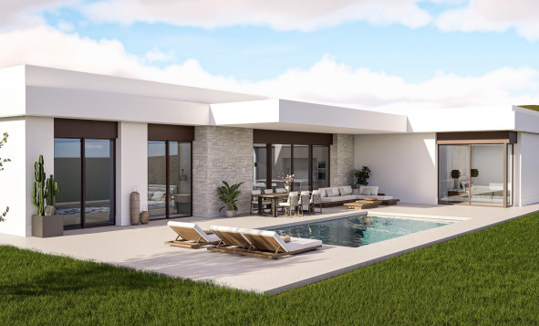 3. Casa indepiende - Obra nueva - Pinoso - Costa Blanca Norte 