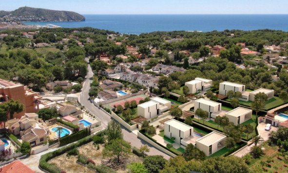 3. Halfvrijstaand huis - Nieuwbouw woningen - Moraira - Costa Blanca Noord