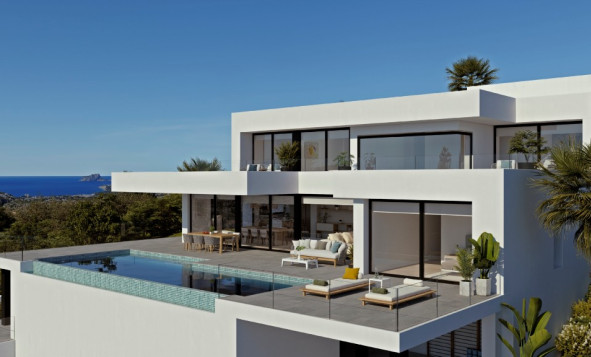 3. Halfvrijstaand huis - Nieuwbouw woningen - Moraira - Costa Blanca Noord