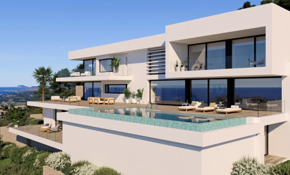 3. Halfvrijstaand huis - Nieuwbouw woningen - Moraira - Costa Blanca Noord