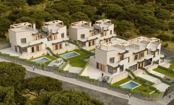 3. Halfvrijstaand huis - Nieuwbouw woningen - Polop - Costa Blanca Noord