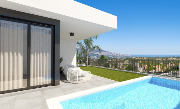 3. Halfvrijstaand huis - Nieuwbouw woningen - Polop - Costa Blanca Noord