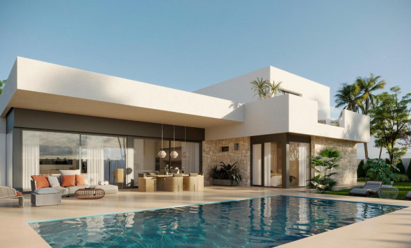 3. Vrijstaande villa - Nieuwbouw woningen - Aspe - Costa Blanca Noord