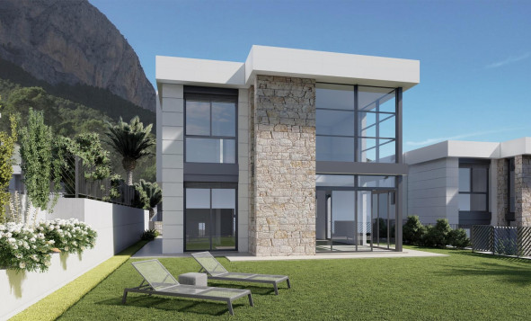 3. Vrijstaande villa - Nieuwbouw woningen - Polop - Costa Blanca Noord
