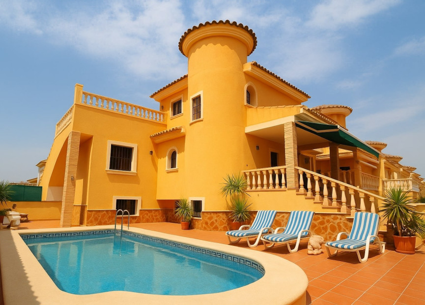 Herverkoop - 3. Halfvrijstaand huis - Algorfa - Costa Blanca Zuid