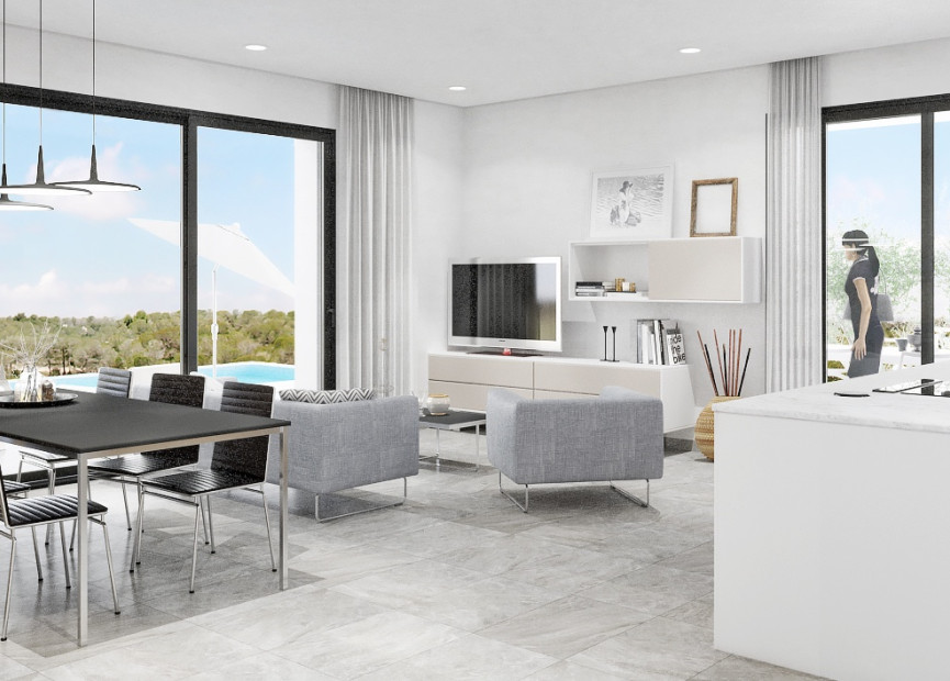 Herverkoop - 3. Halfvrijstaand huis - Dehesa de Campoamor - Costa Blanca Zuid