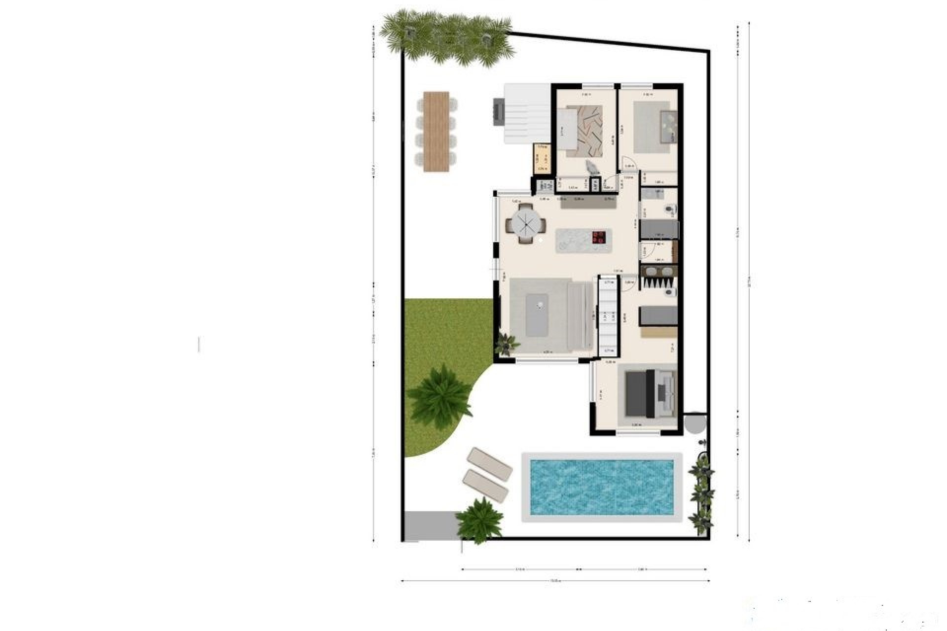 Herverkoop - 3. Halfvrijstaand huis - San Miguel de Salinas - Costa Blanca Zuid