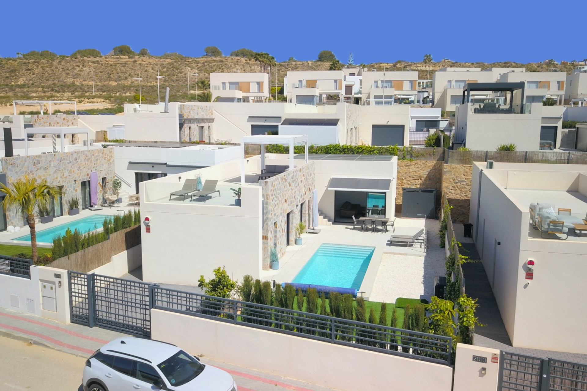 Herverkoop - 3. Vrijstaande villa - Algorfa - Costa Blanca Zuid