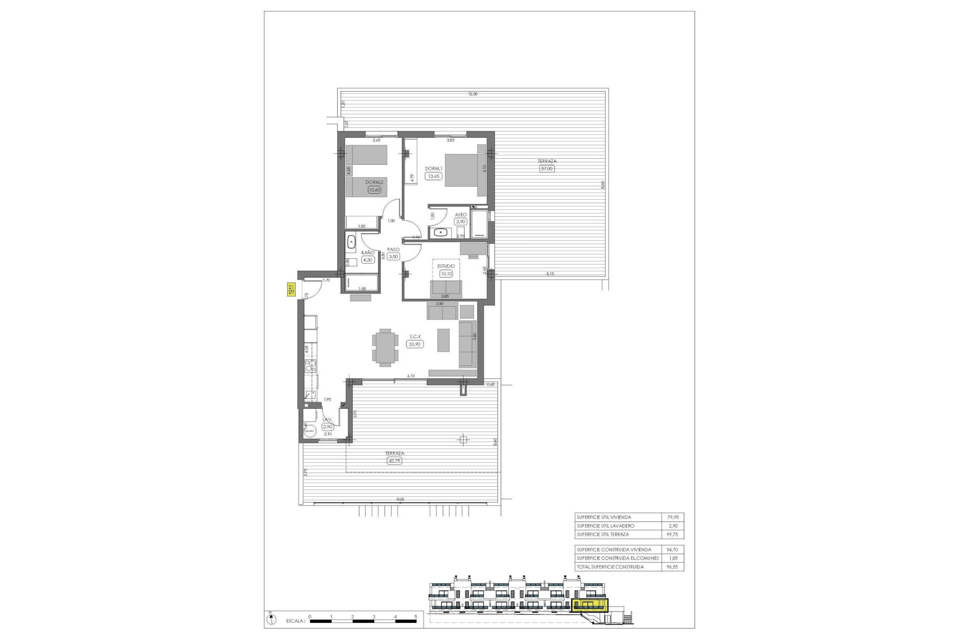 New build - 1. Apartment / flat - Algorfa - Costa Blanca South