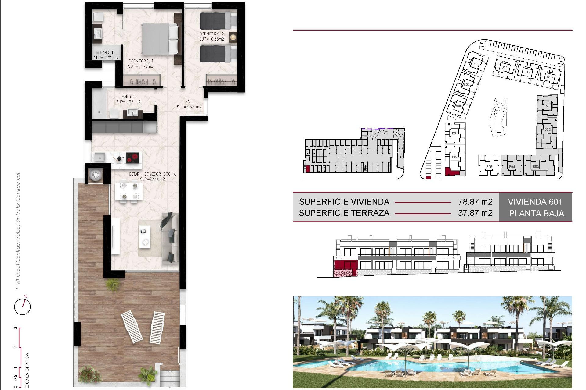 New Build - 1. Apartment / flat - Ciudad Quesada - Rojales