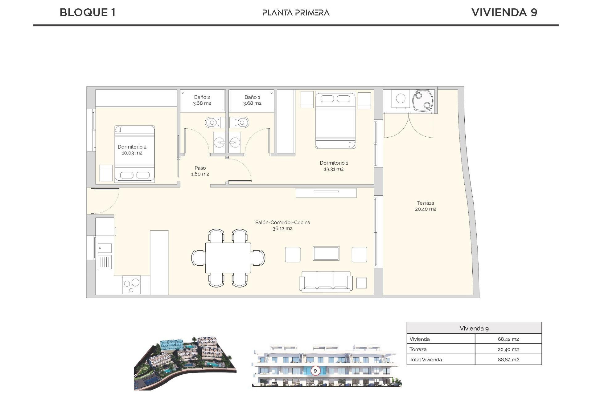 New Build - 1. Apartment / flat - Finestrat - Benidorm