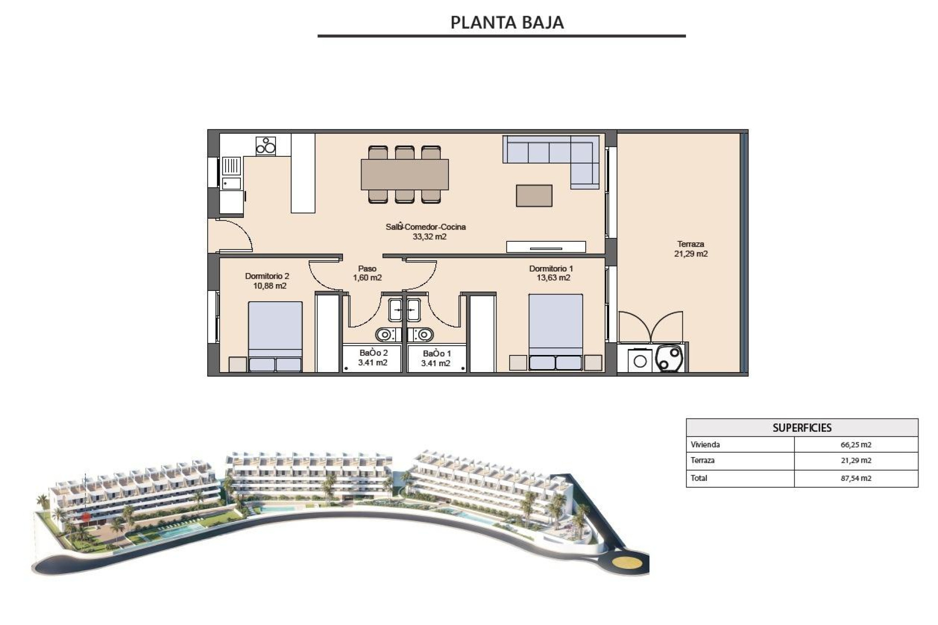 New build - 1. Apartment / flat - Finestrat - Costa Blanca North