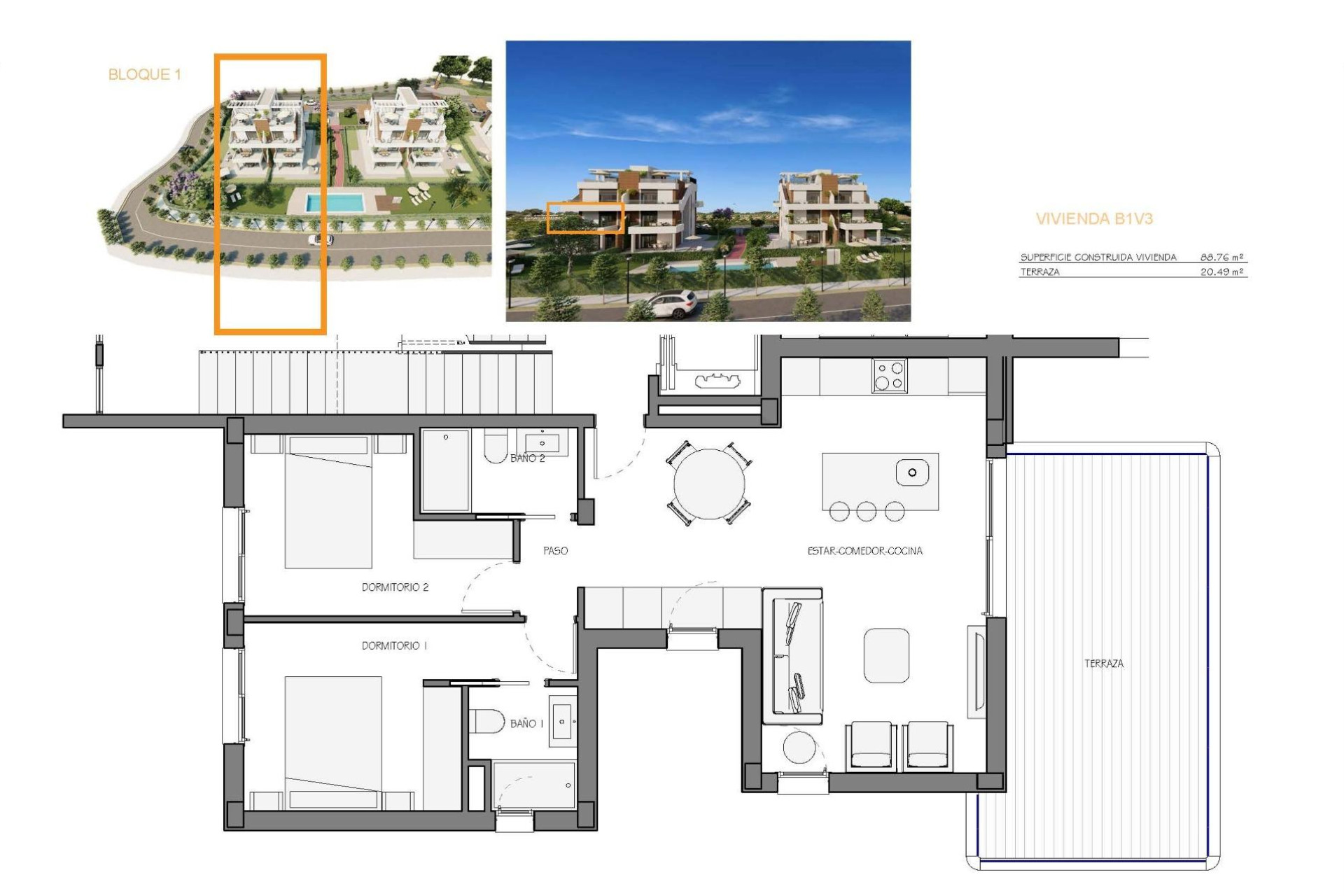 New build - 1. Apartment / flat - Fuente Alamo de Murcia - Costa Calida