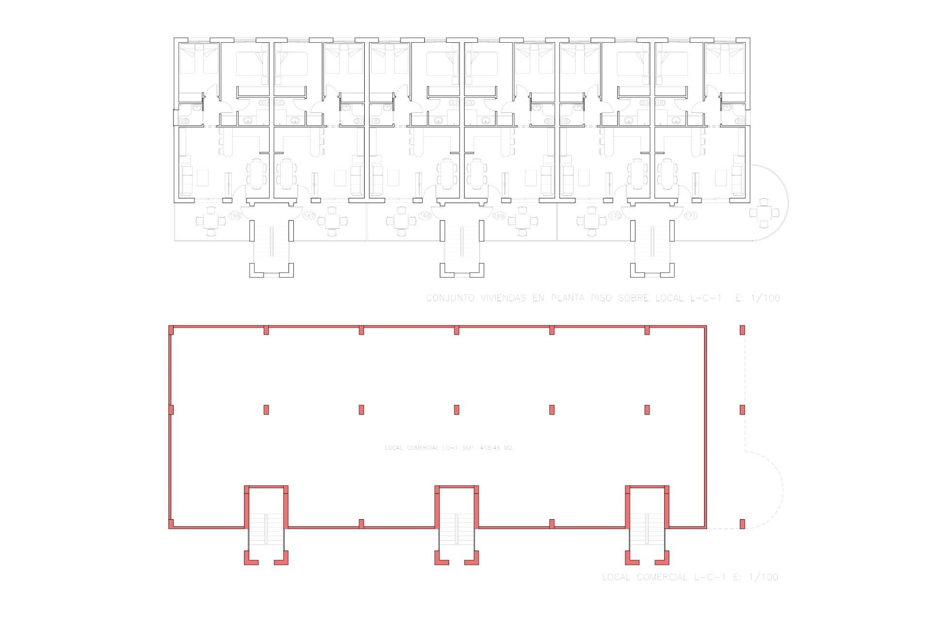 New Build - 1. Apartment / flat - Fuente Alamo de Murcia - La Pinilla