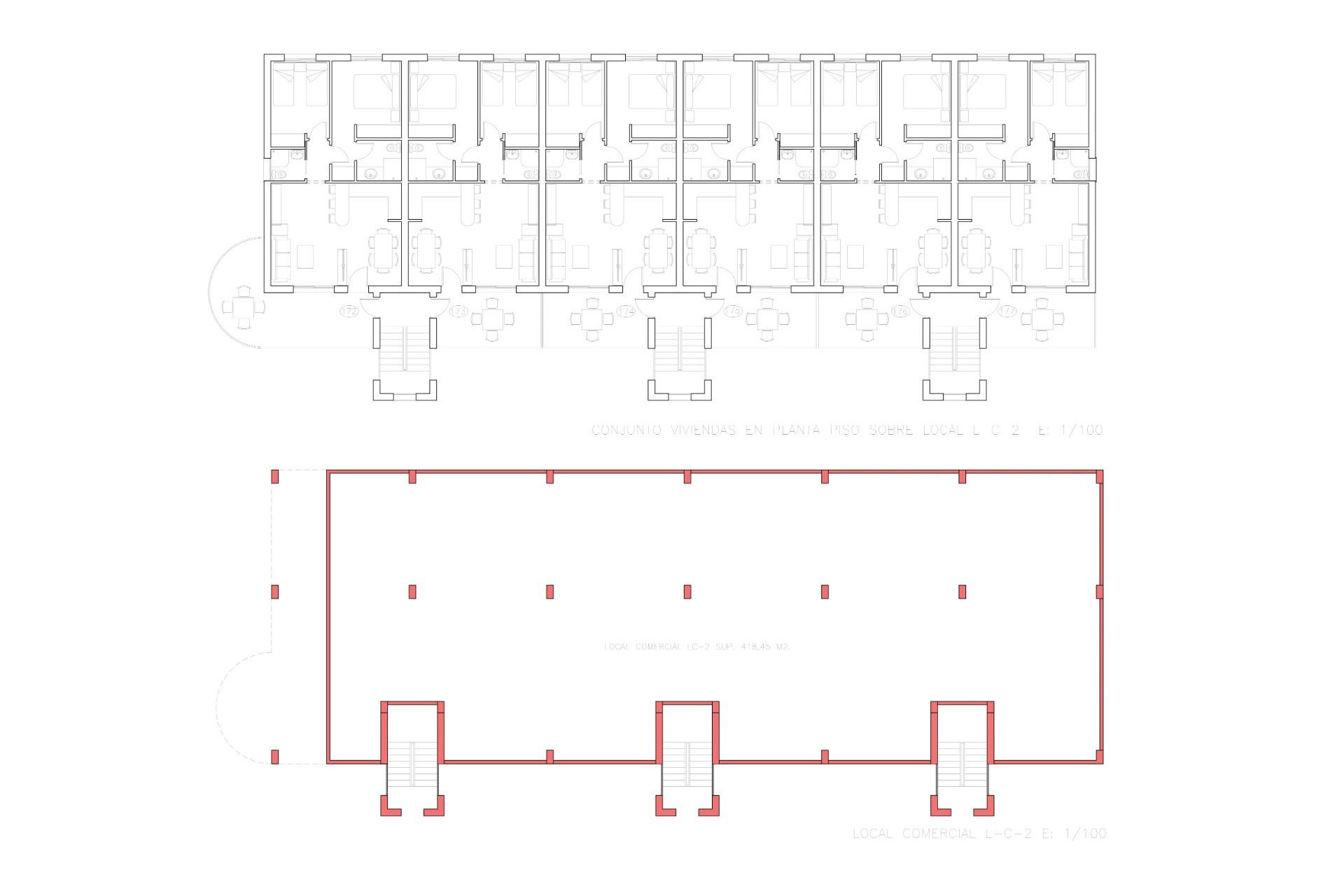 New Build - 1. Apartment / flat - Fuente Alamo de Murcia - La Pinilla