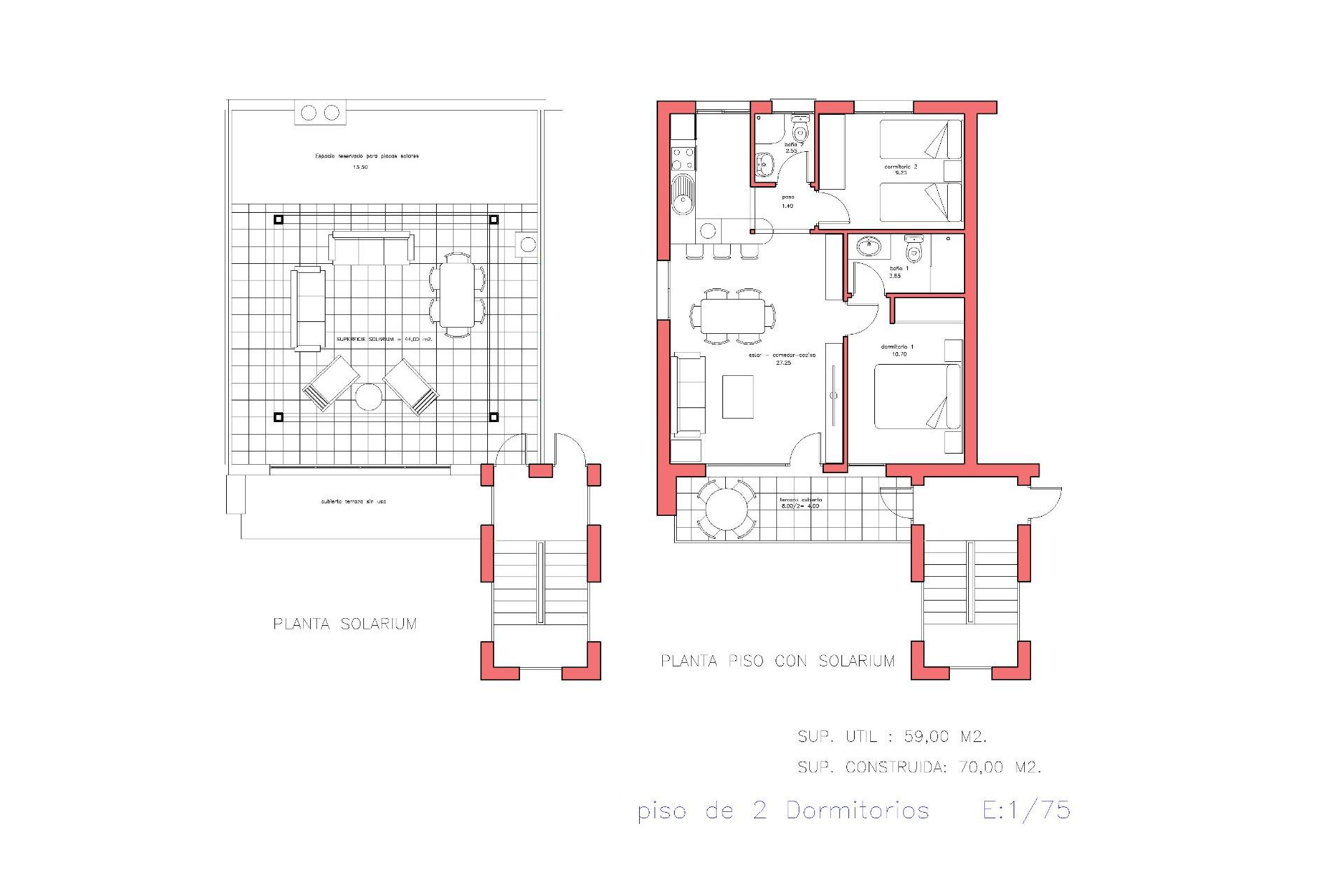 New Build - 1. Apartment / flat - Fuente Alamo de Murcia - La Pinilla