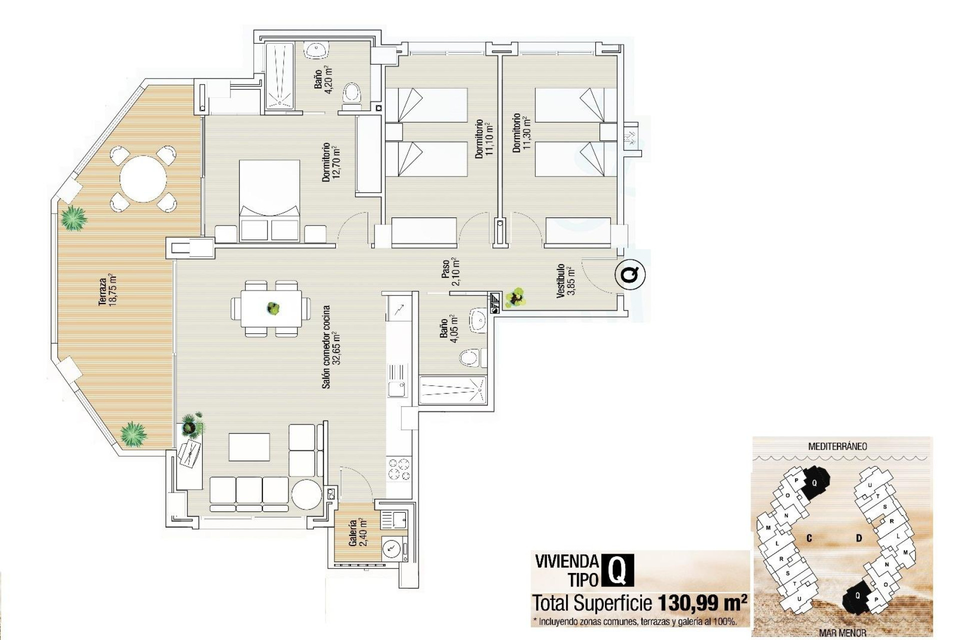 New Build - 1. Apartment / flat - La Manga