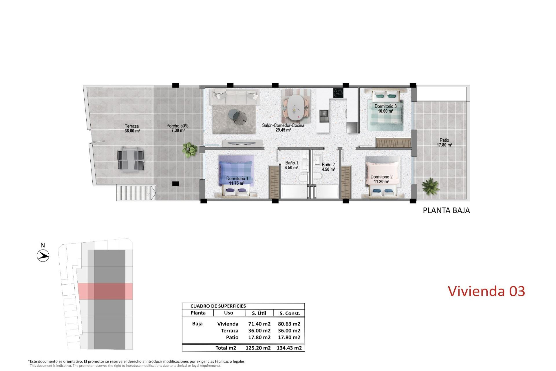 New build - 1. Apartment / flat - Pilar de la Horadada - Costa Blanca South