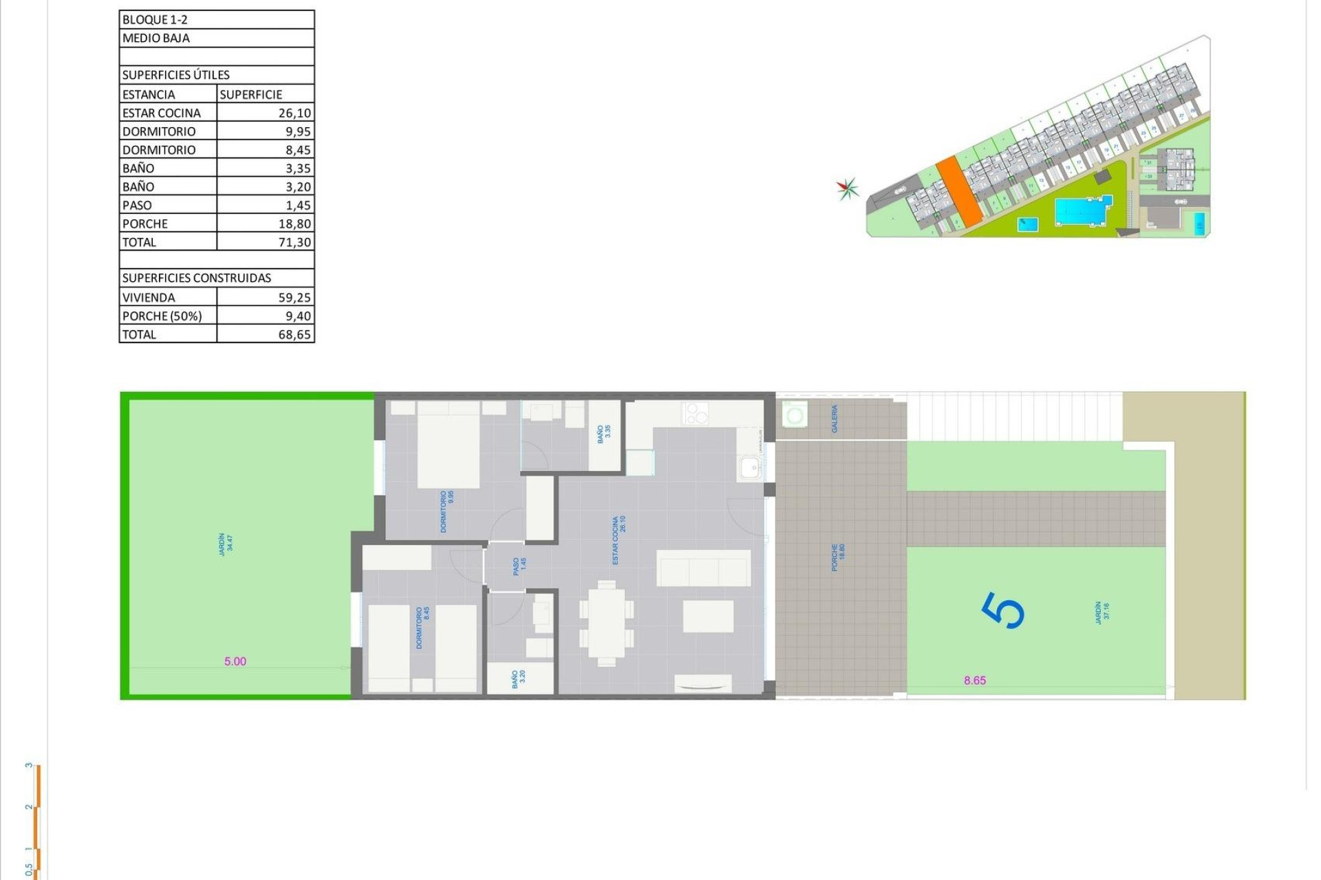 New build - 1. Apartment / flat - Pilar de la Horadada - Costa Blanca South