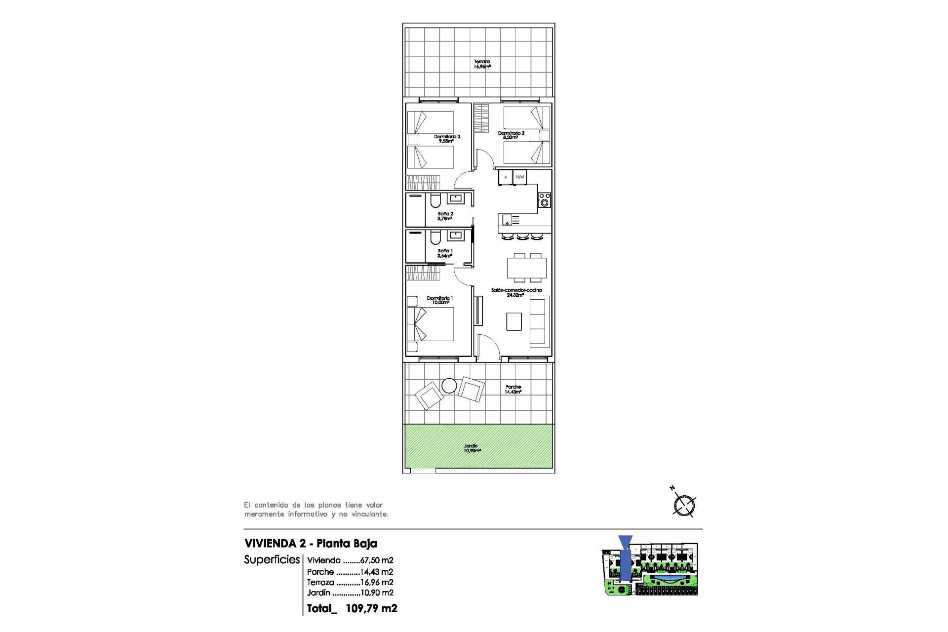 New Build - 1. Apartment / flat - Pilar de la Horadada - Parque Ramon eugenio Escudero