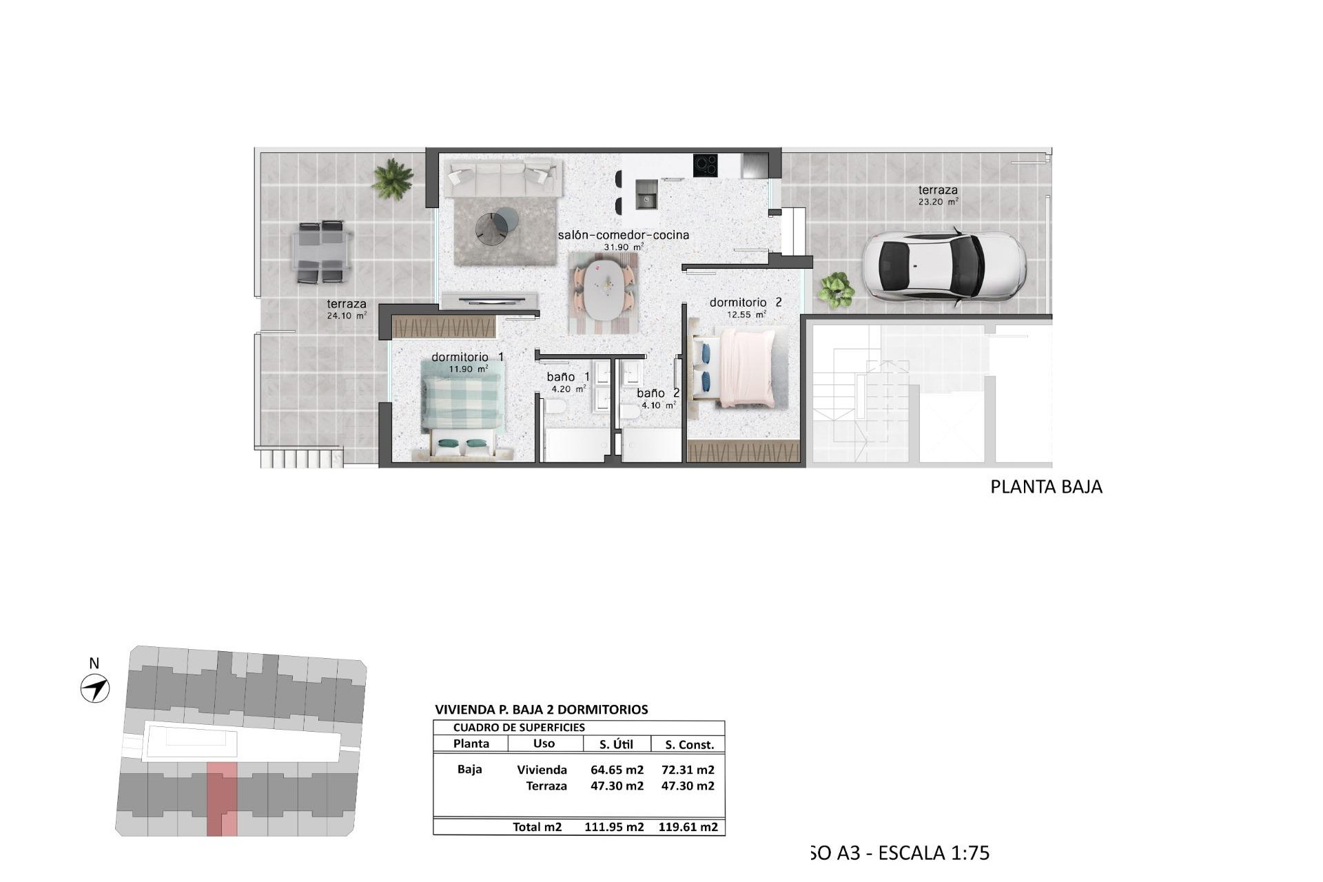 New Build - 1. Apartment / flat - Pilar de la Horadada