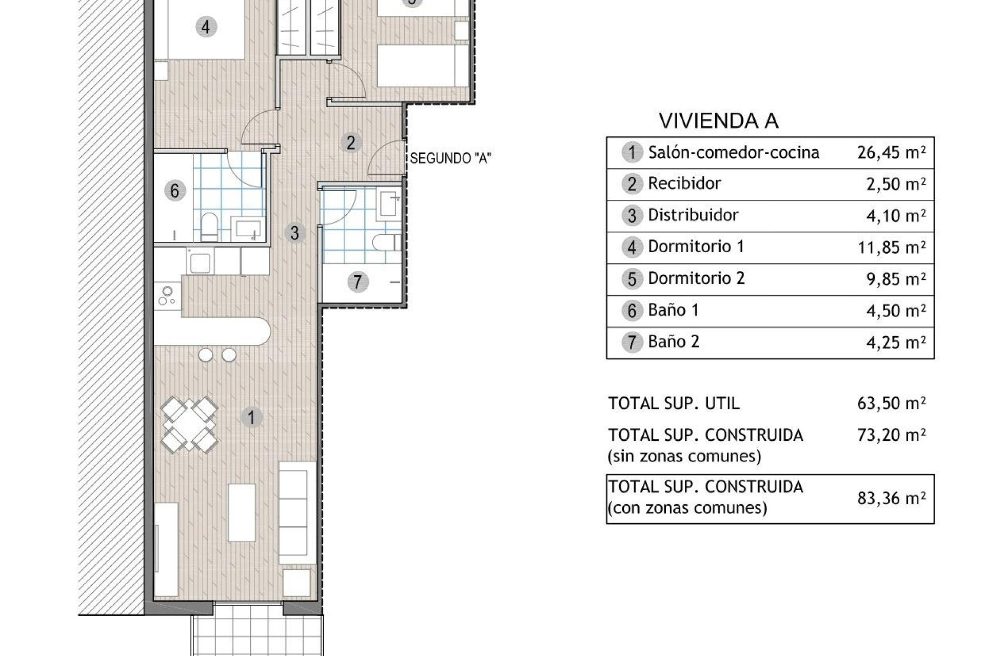New build - 1. Apartment / flat - Puerto de Mazarron - Playa del Puerto