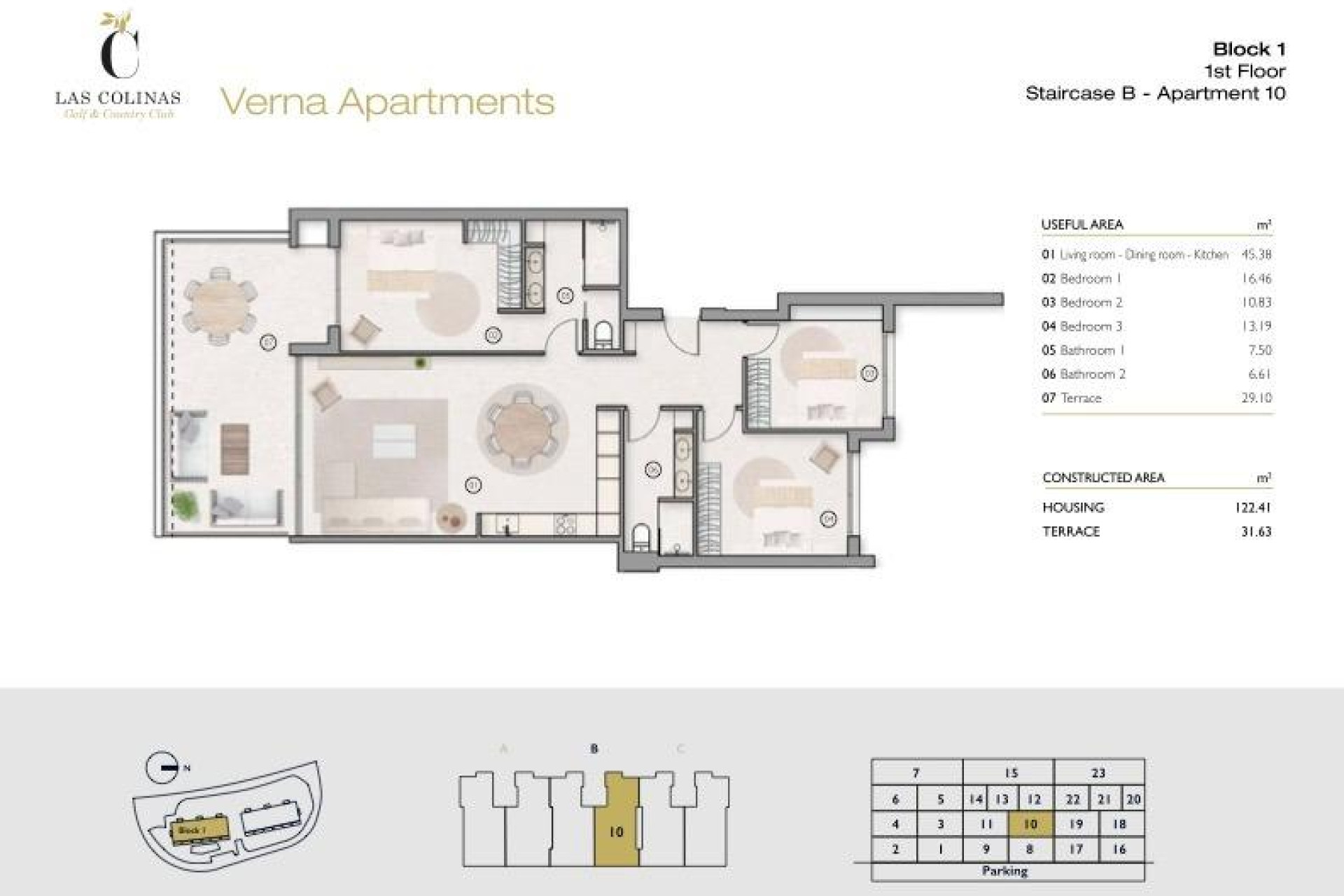 New Build - 1. Apartment / flat - San Miguel de Salinas - Las Colinas Golf