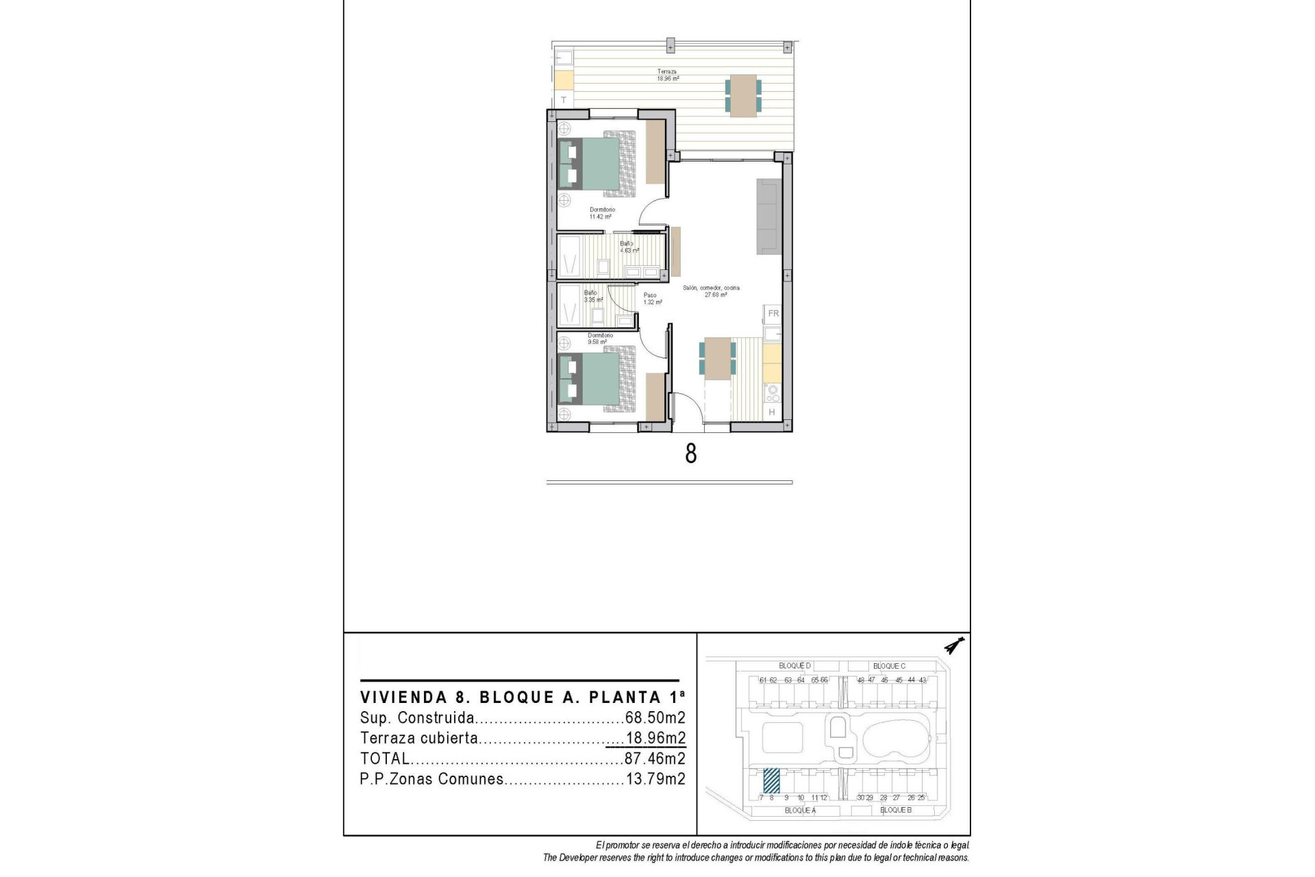New build - 1. Apartment / flat - Torre Pacheco - San Cayetano