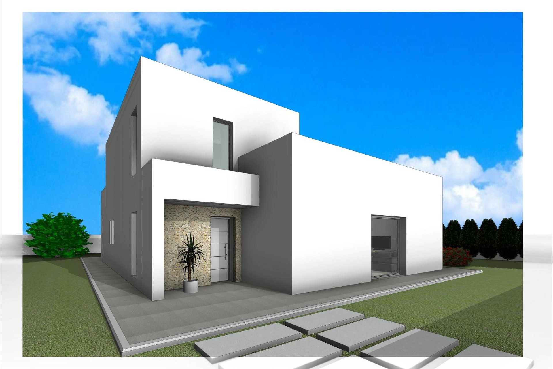 New build - 3. Detached house - Aspe - Costa Blanca North