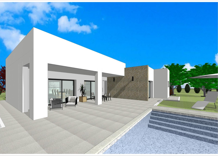 New build - 3. Detached house - Aspe - Costa Blanca North