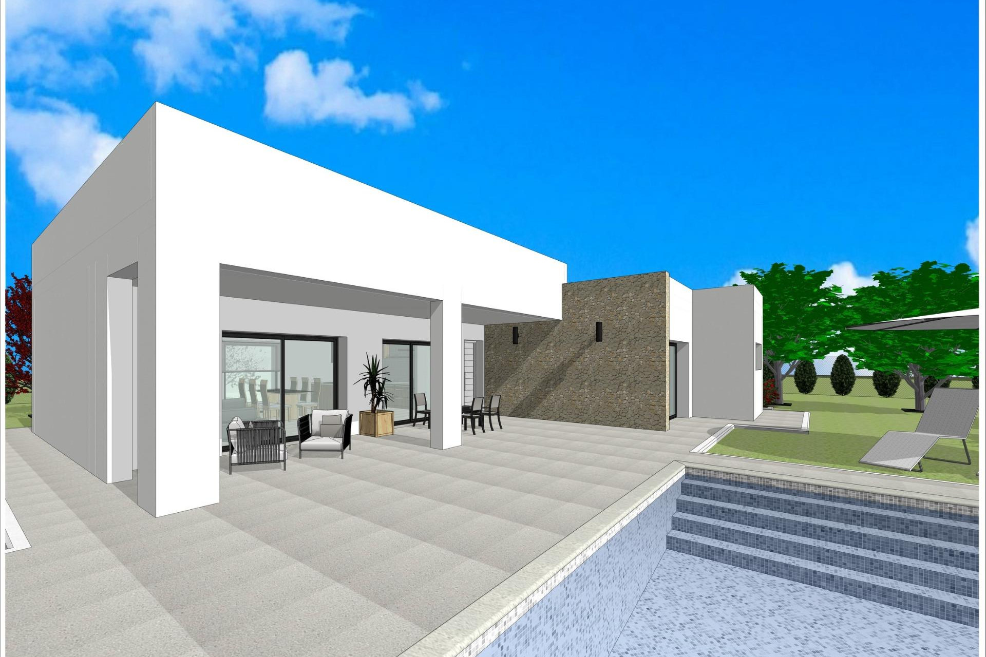 New build - 3. Detached house - Aspe - Costa Blanca North