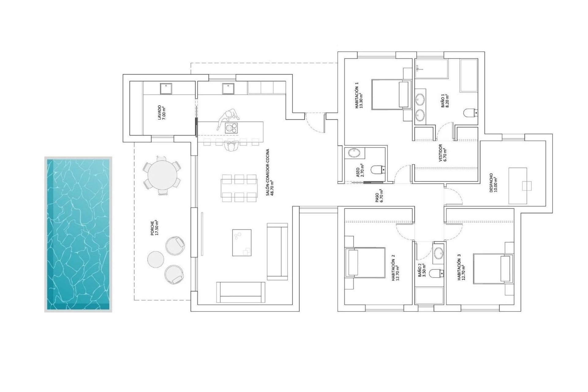 New build - 3. Detached house - Monforte del Cid - Costa Blanca North
