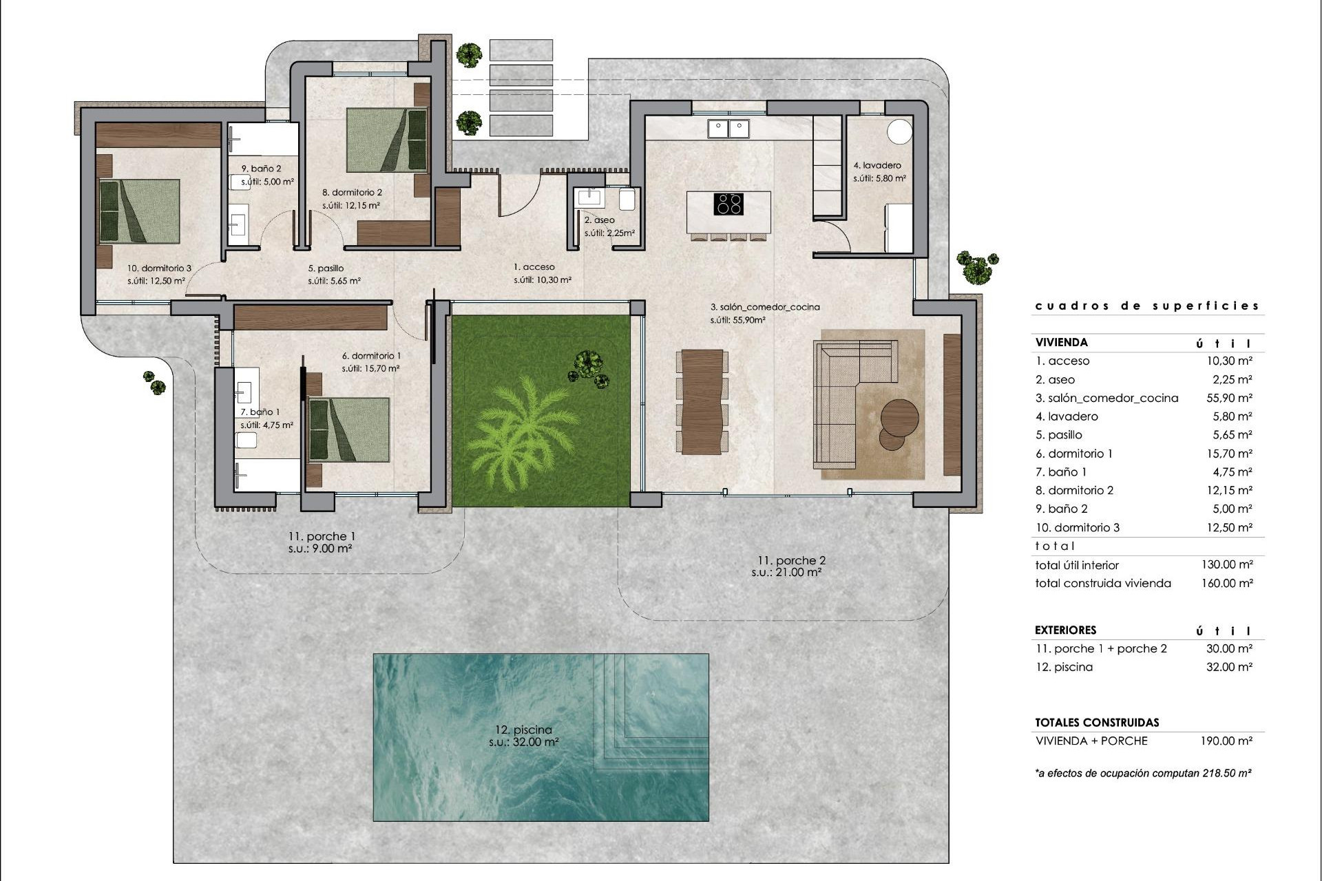 New build - 3. Detached house - Pinoso - Costa Blanca North