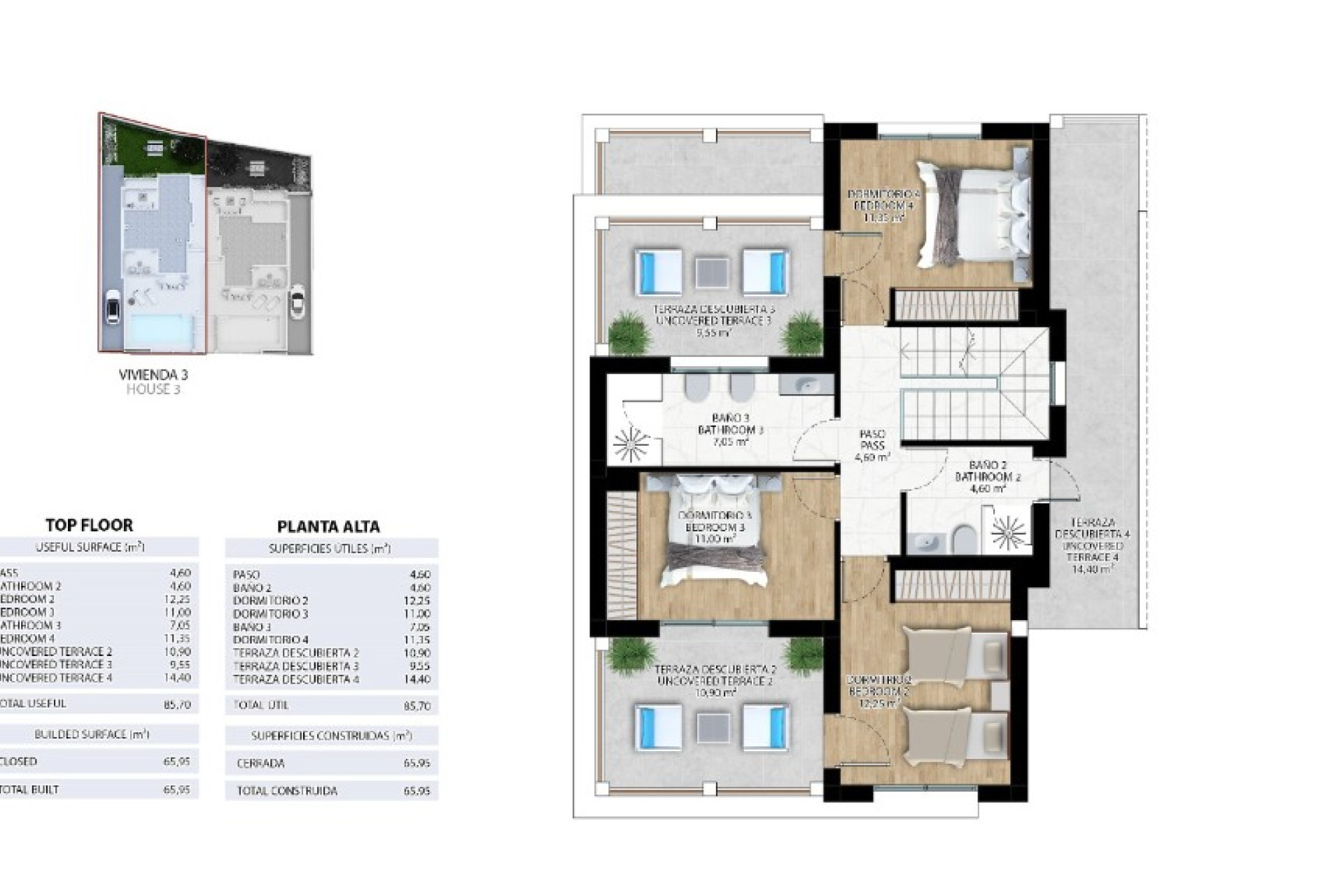 New build - 3. Semi-detached house - Alfas del Pí - Costa Blanca North