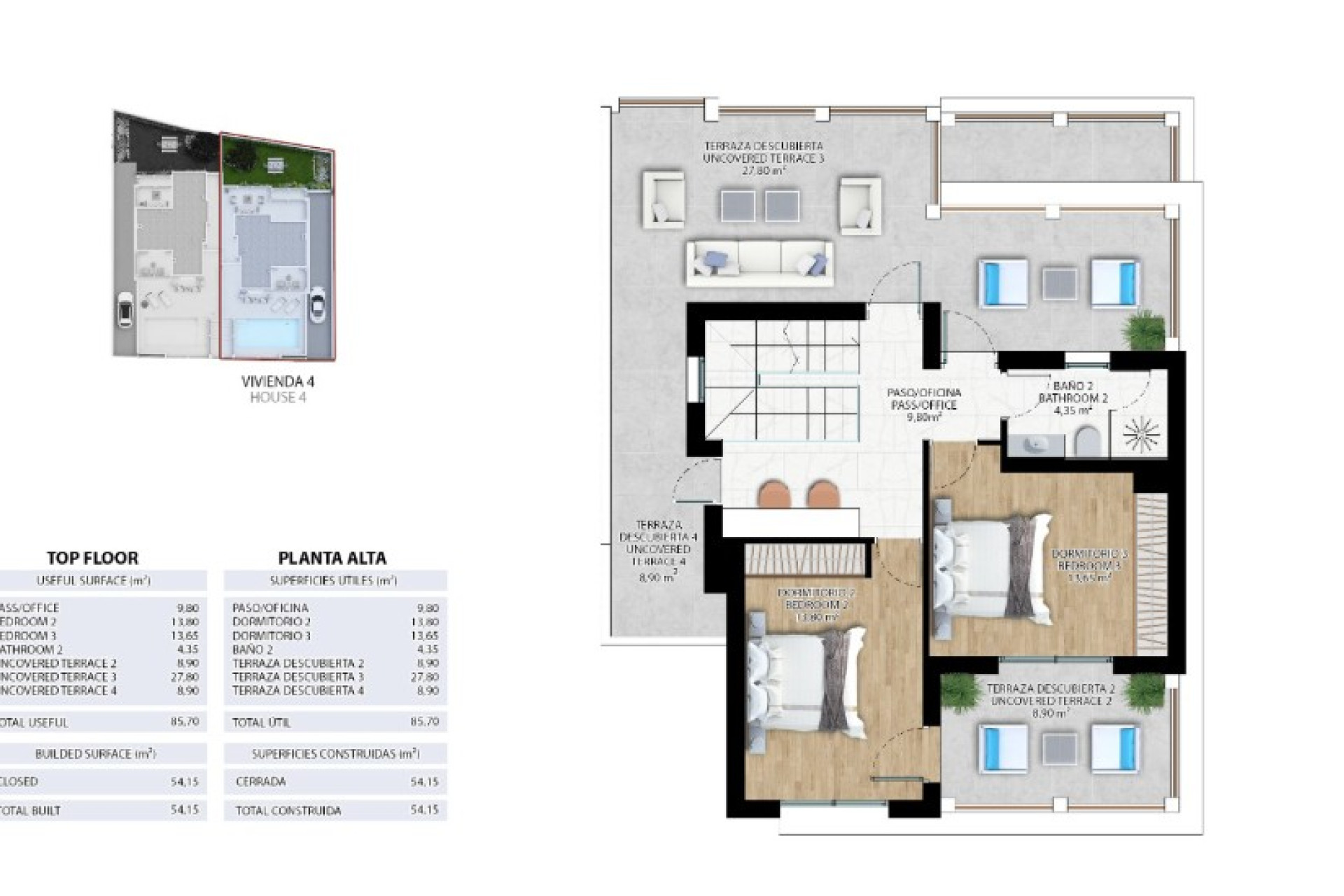 New build - 3. Semi-detached house - Alfas del Pí - Costa Blanca North