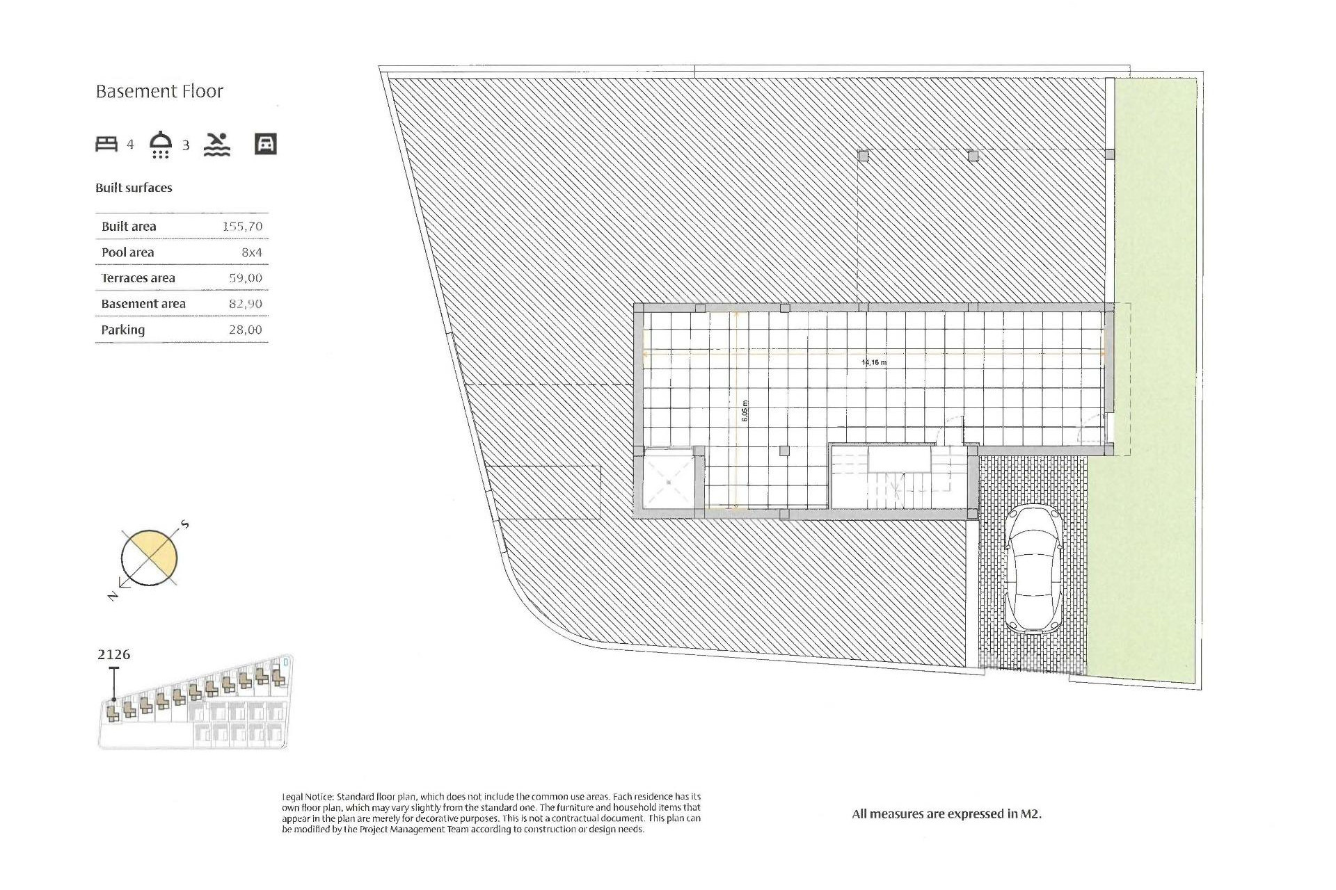 New build - 3. Semi-detached house - Algorfa - Costa Blanca South