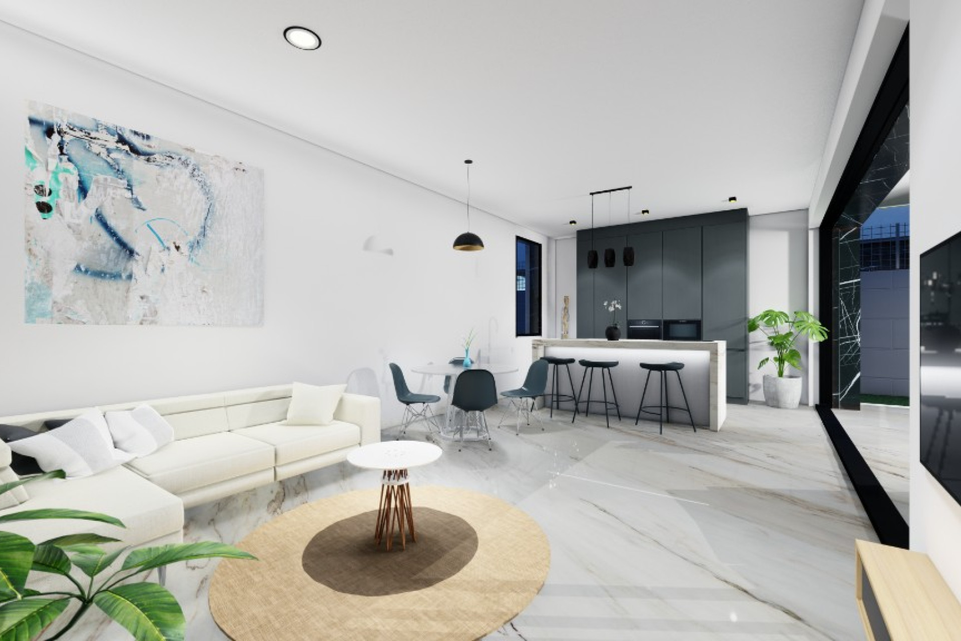 New build - 3. Semi-detached house - Algorfa - Costa Blanca South