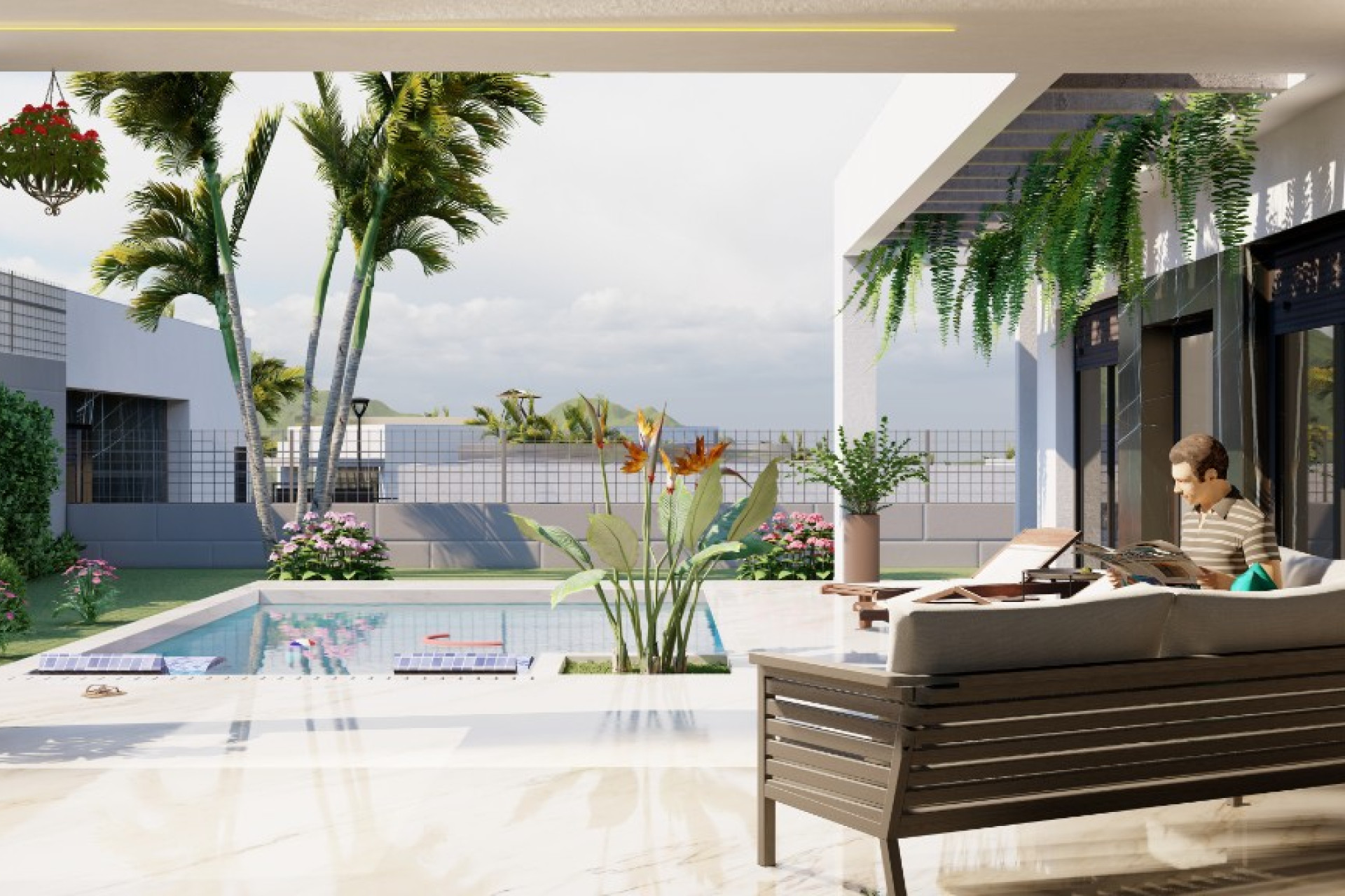 New build - 3. Semi-detached house - Algorfa - Costa Blanca South