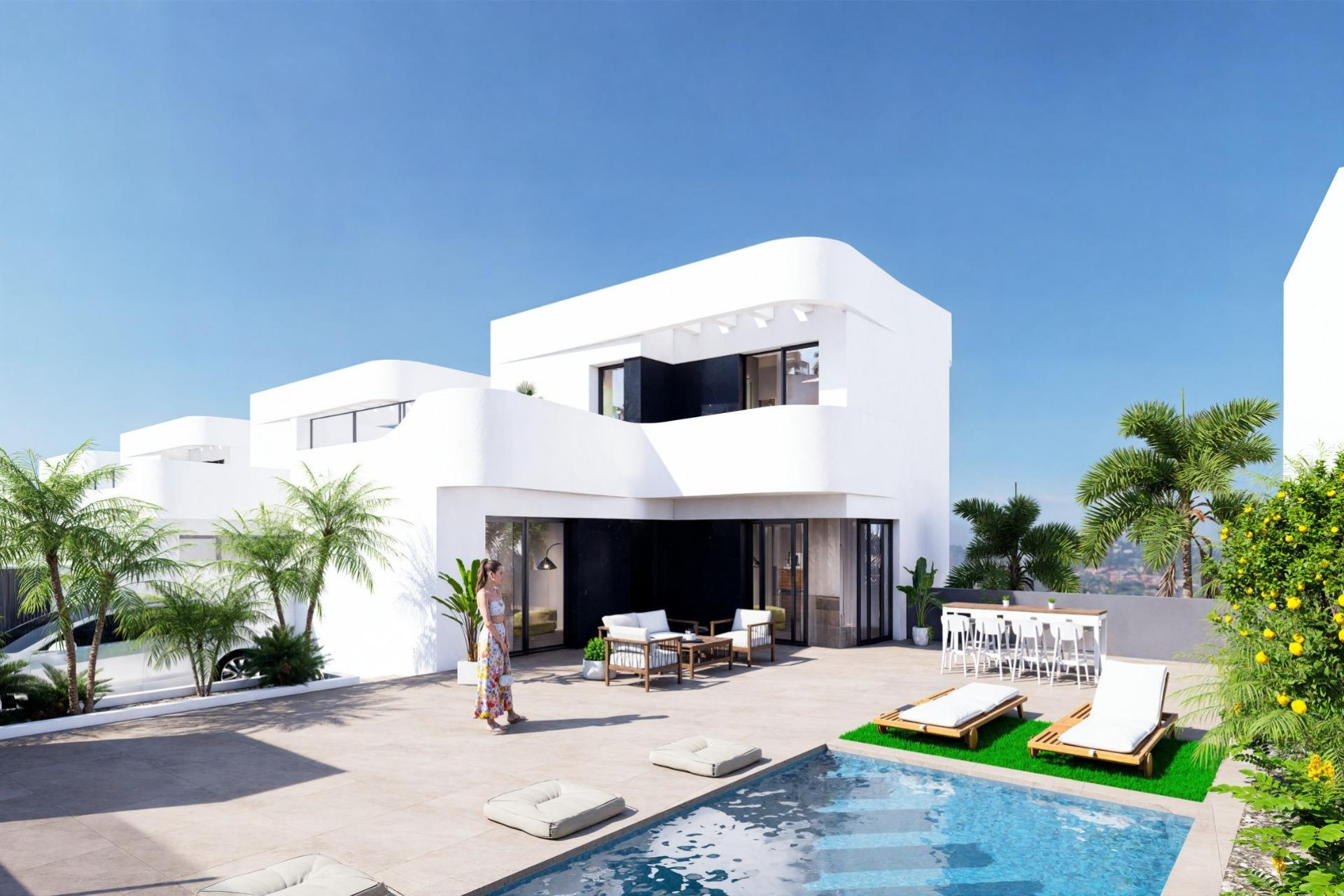 New build - 3. Semi-detached house - Algorfa - Costa Blanca South