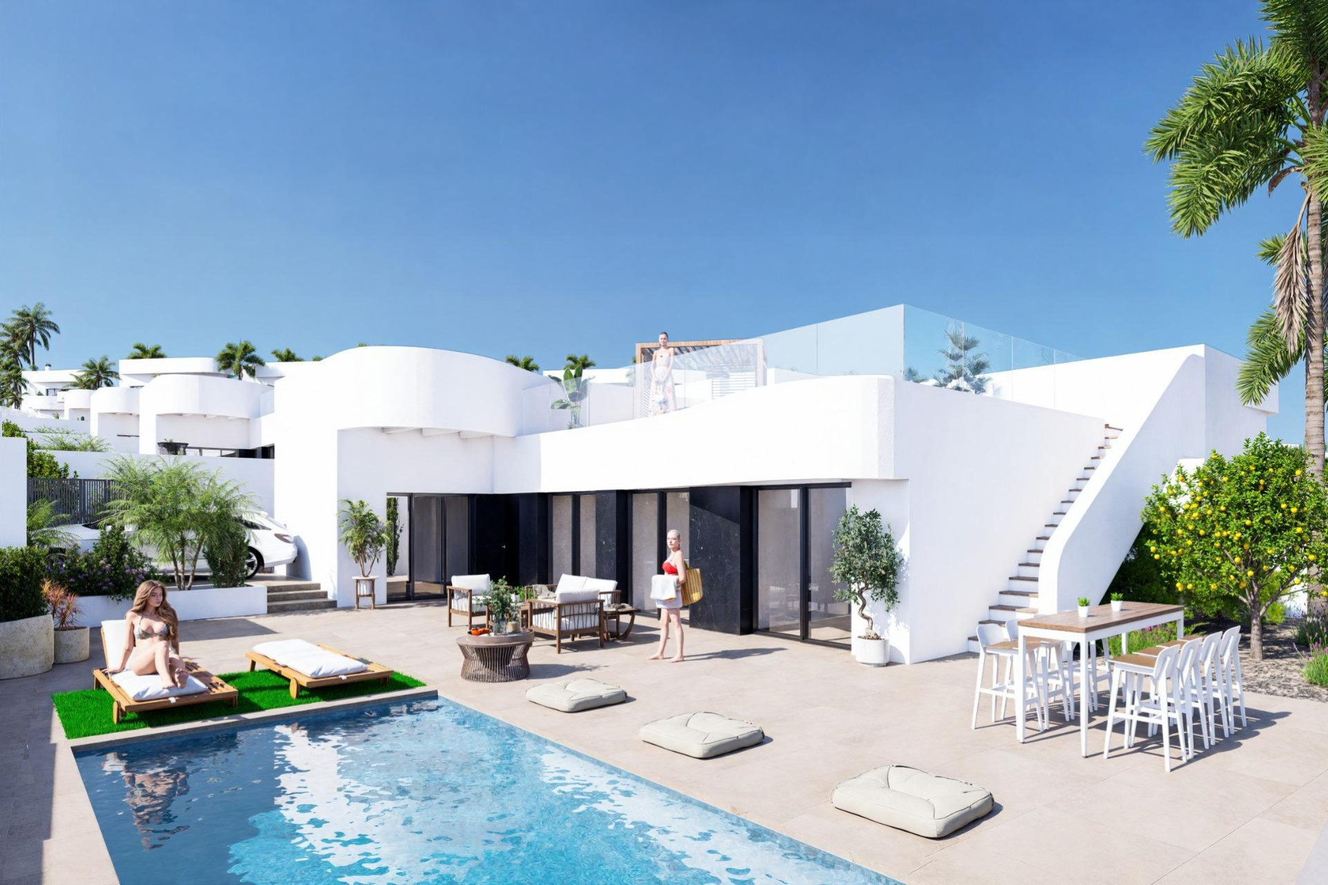 New build - 3. Semi-detached house - Algorfa - Costa Blanca South