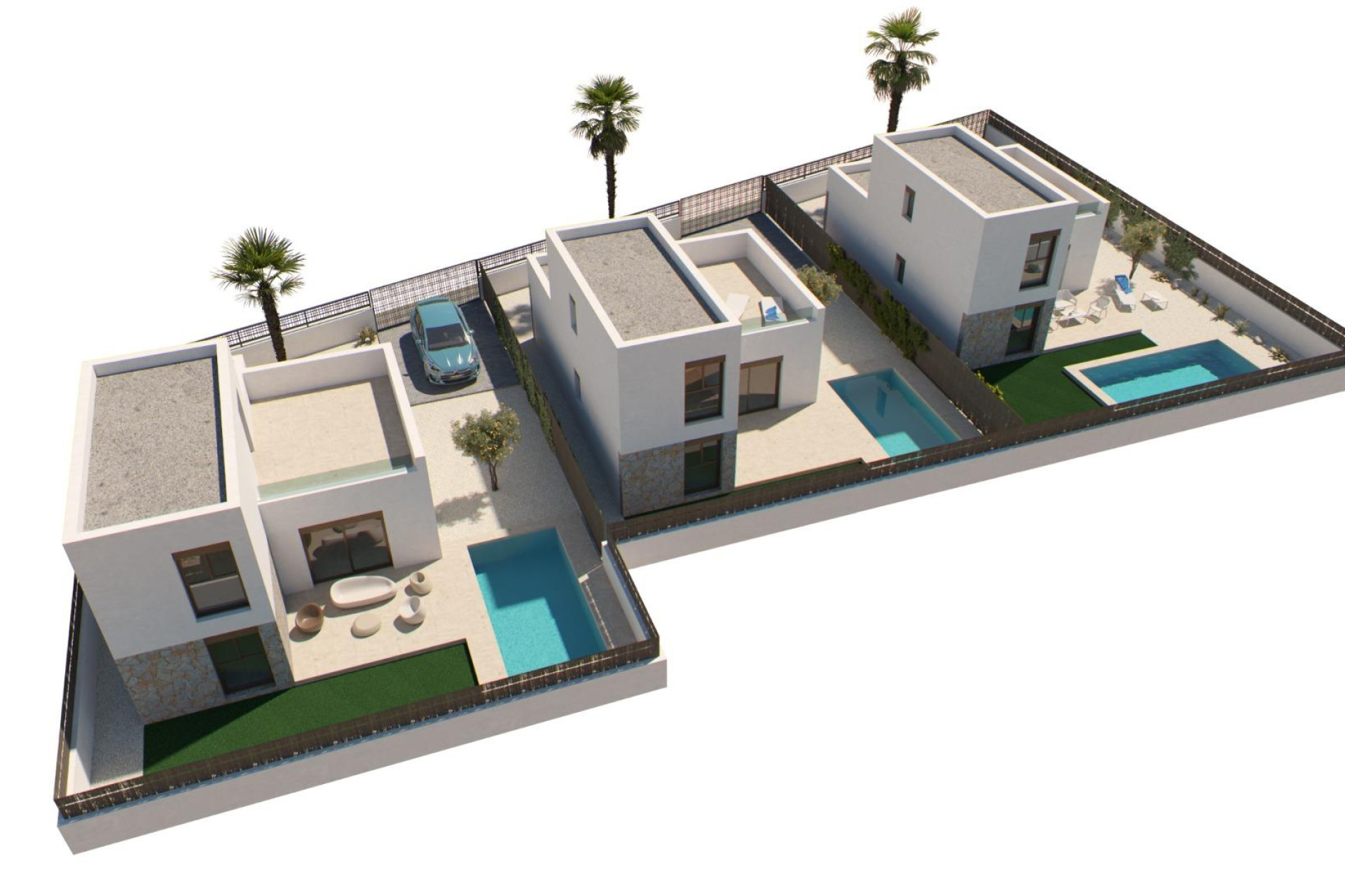 New build - 3. Semi-detached house - Algorfa - Costa Blanca South