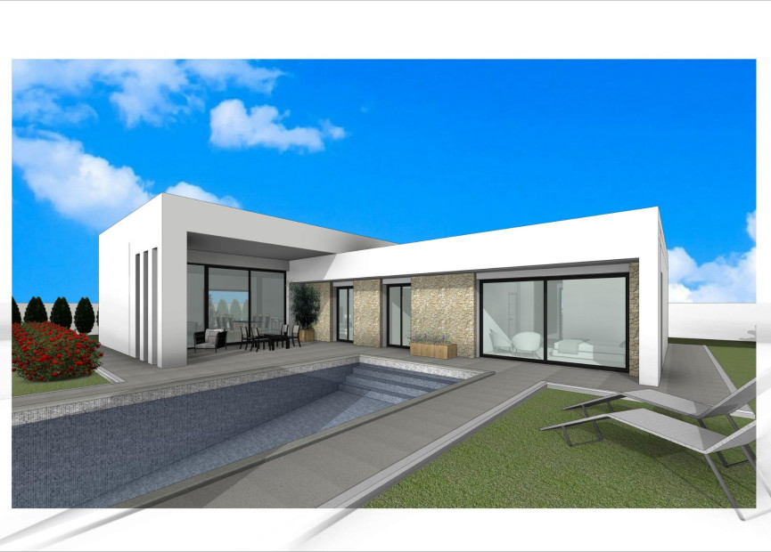 New build - 3. Semi-detached house - Aspe - Costa Blanca North