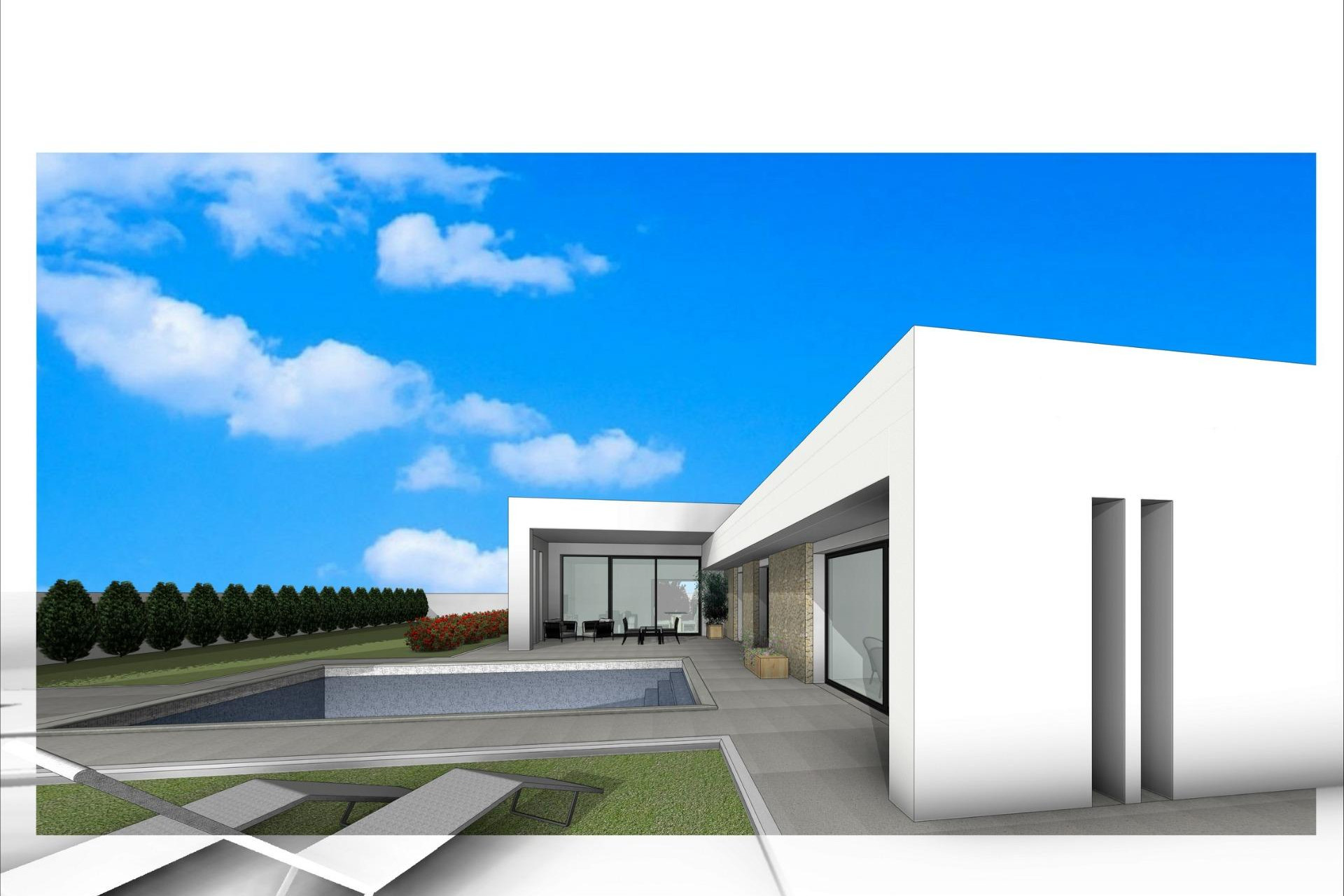 New build - 3. Semi-detached house - Aspe - Costa Blanca North