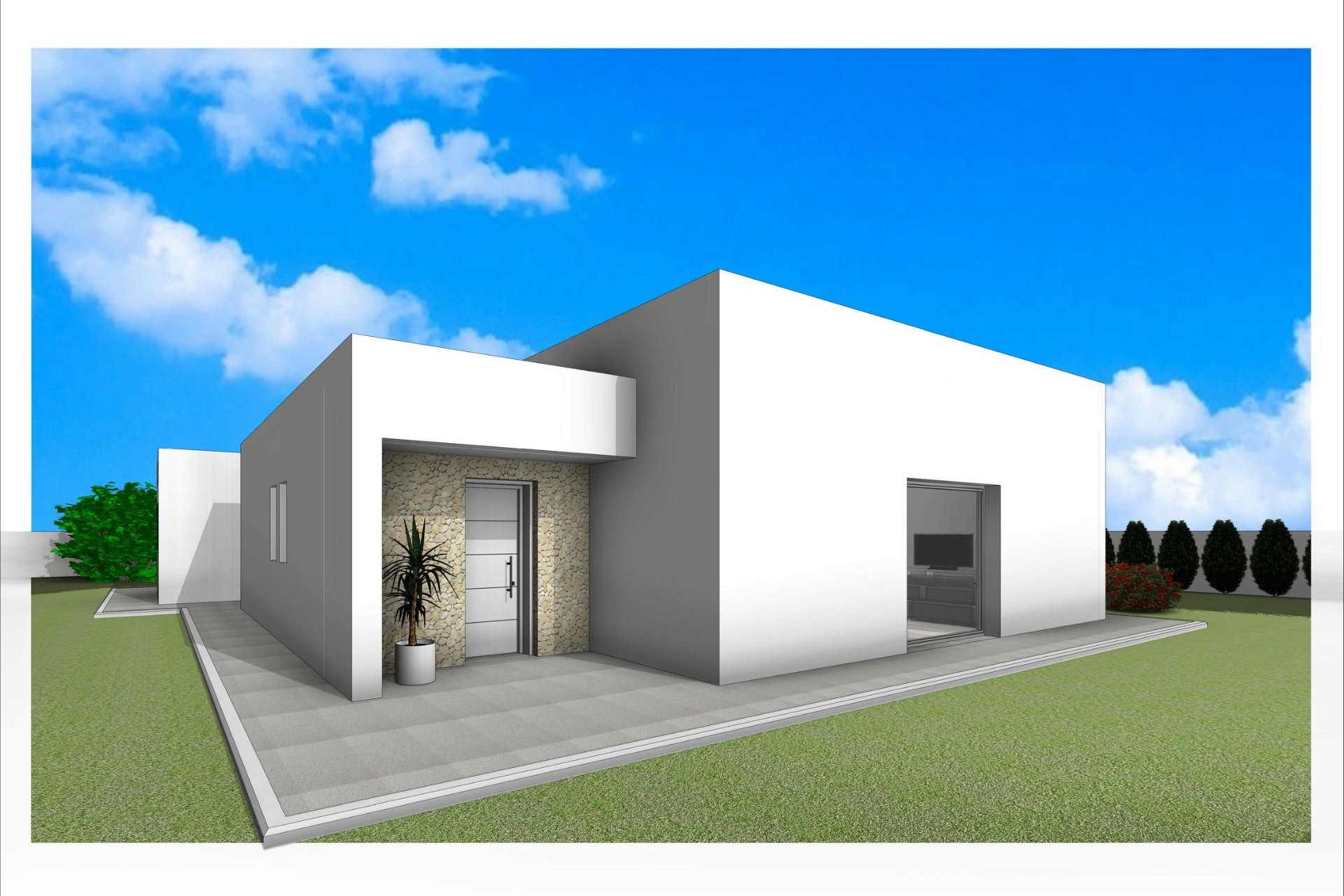 New build - 3. Semi-detached house - Aspe - Costa Blanca North