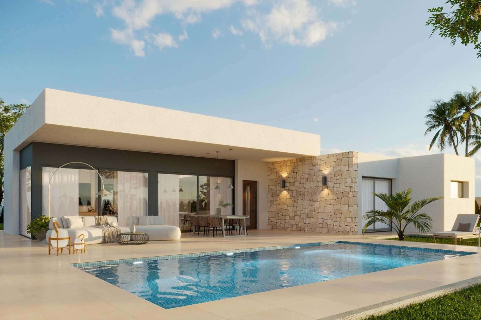 New build - 3. Semi-detached house - Aspe - Costa Blanca North