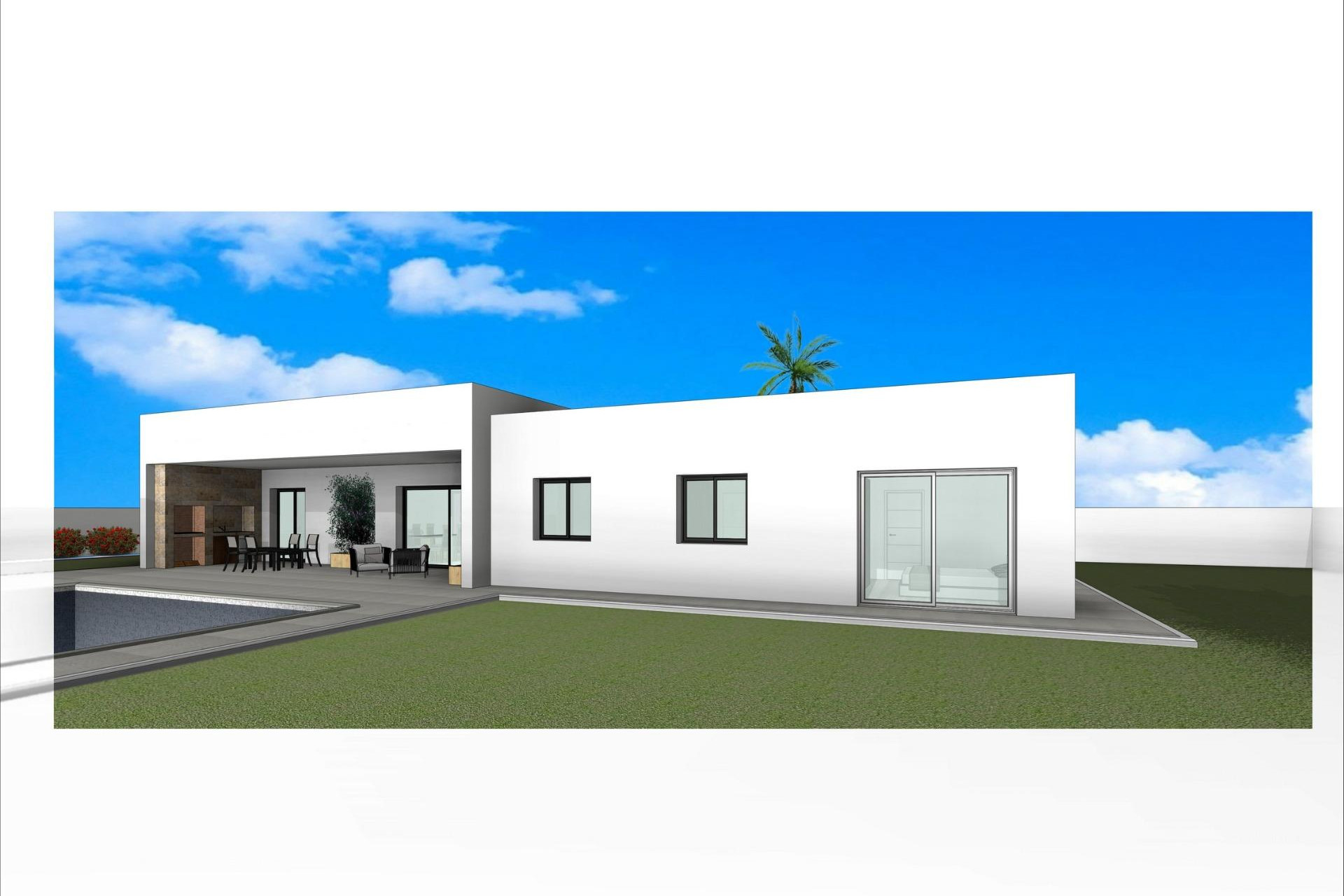 New build - 3. Semi-detached house - Aspe - Costa Blanca North
