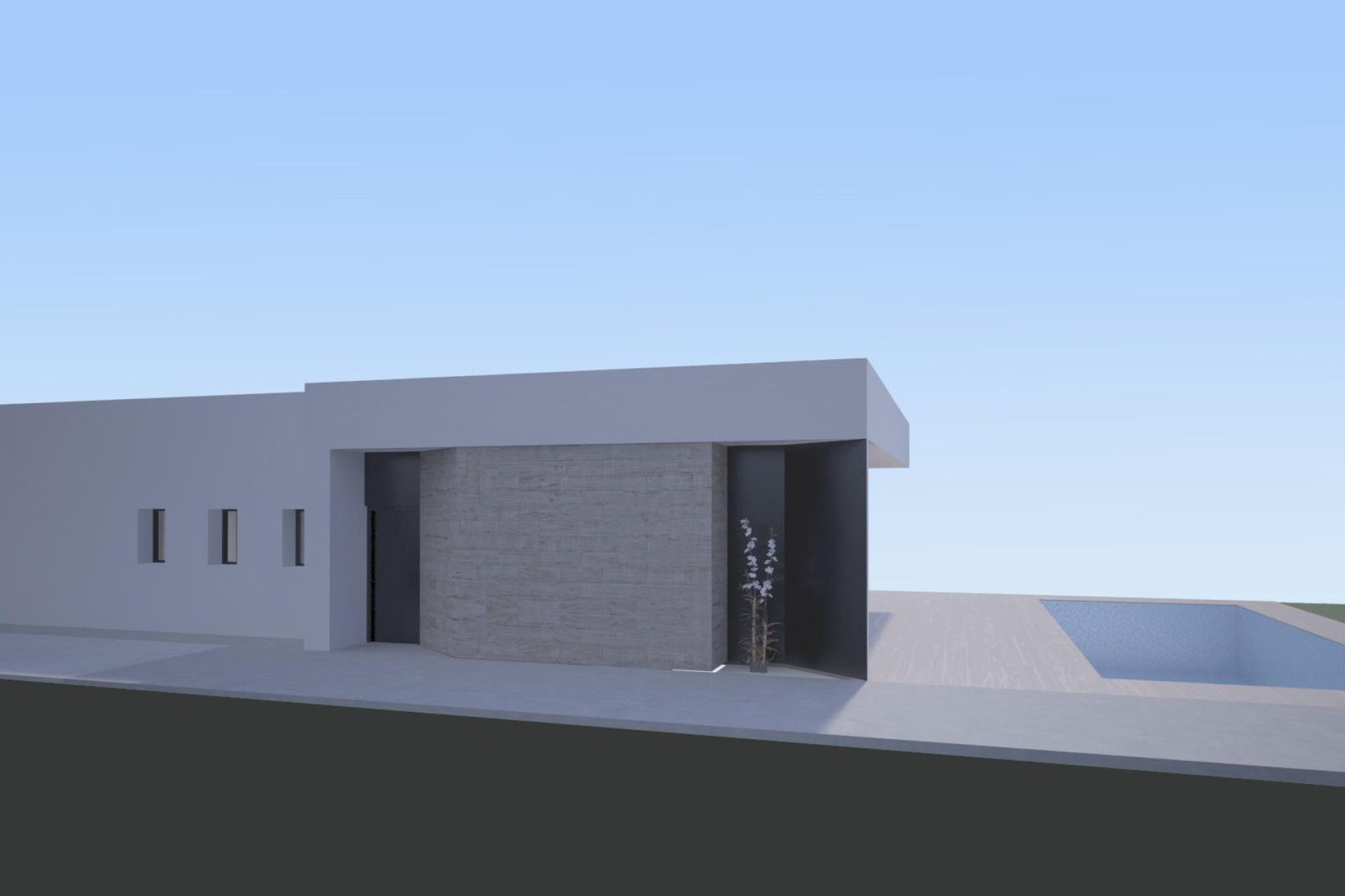 New build - 3. Semi-detached house - Aspe - Costa Blanca North