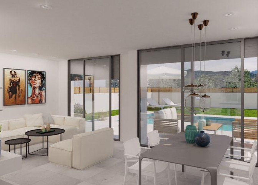 New build - 3. Semi-detached house - Aspe - Costa Blanca North