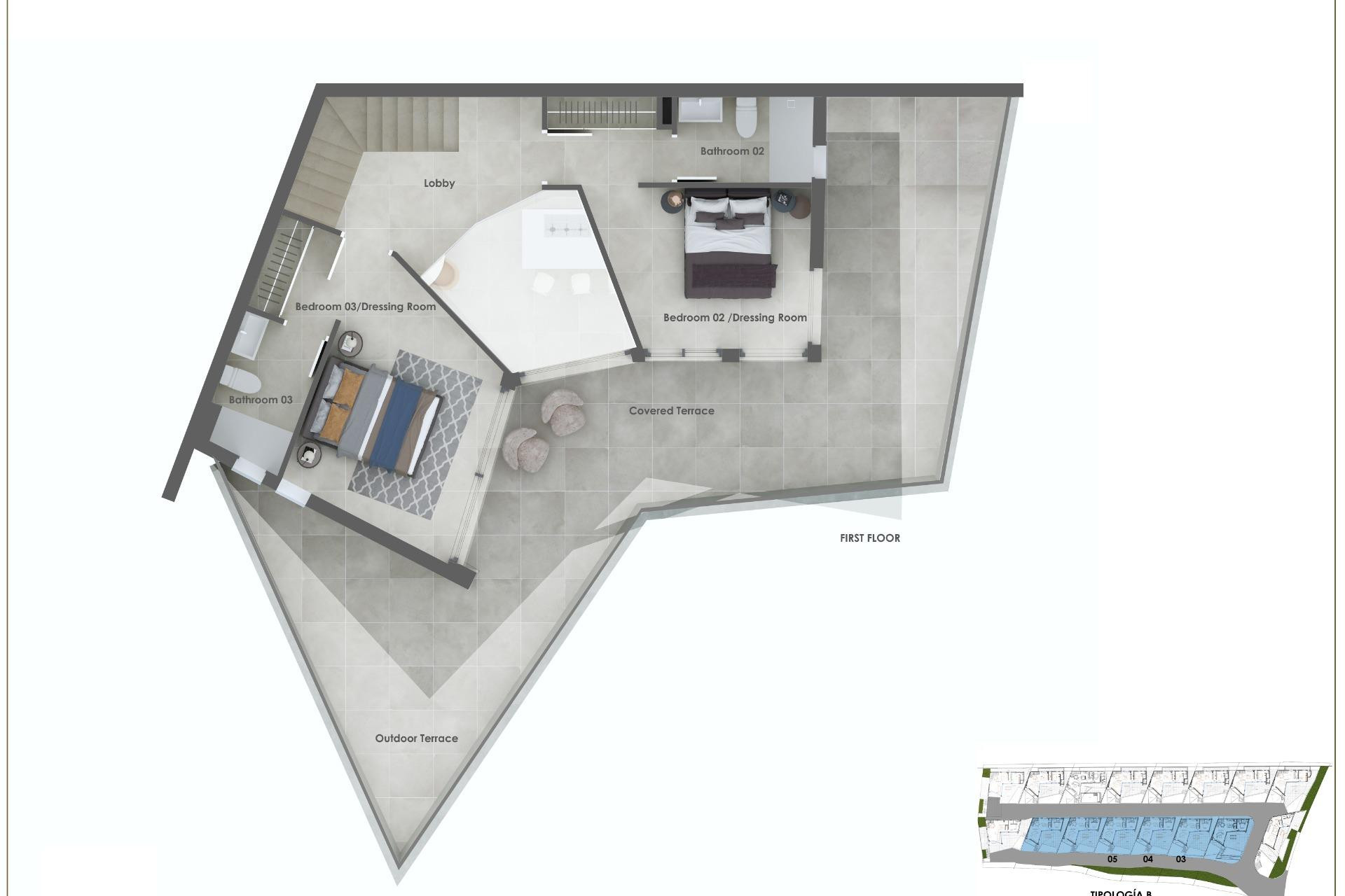 New build - 3. Semi-detached house - Benitachell - Golden Valley